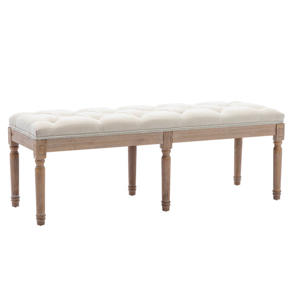 Ophelia & Co. Bed Foot Bench Upholstered Entrance Bench French Style